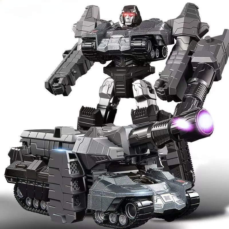 Robot transformable de juguete Optimus Prime Bumblebee, dinosaurio, avión, tanque, modelo de figura de acción