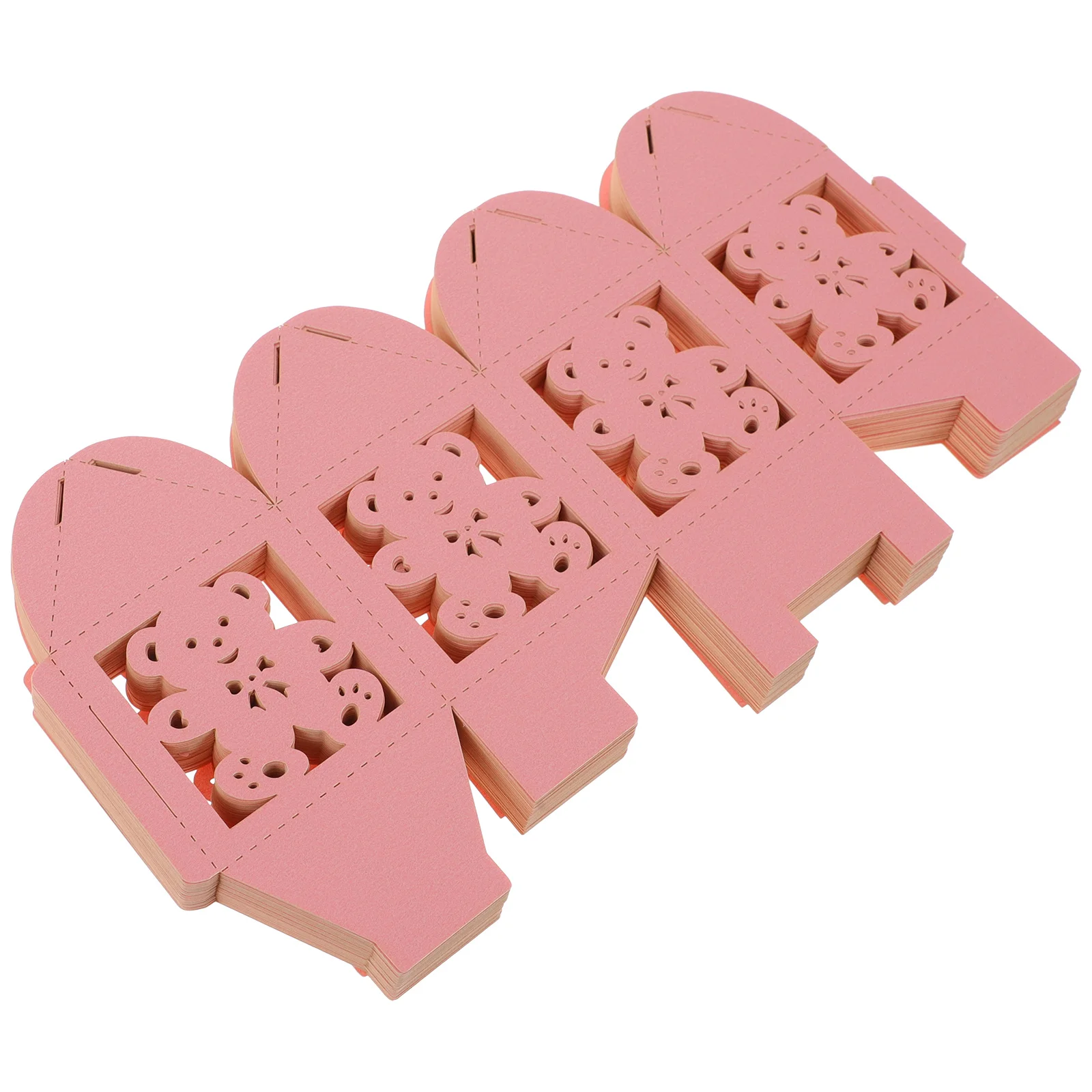 

50Pcs Candy Boxes Hollow Design Candy Gift Box Party Favor Wedding Gift Packaging Goodie Boxes