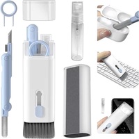 7 in 1 Computer Keyboard Cleaner Brush Kit Earphone Cleaning Pen For Headset Keyboard Cleaning Tools Cleaner Keycap Puller Kit