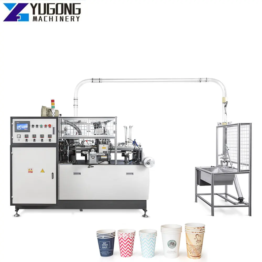 Ready To Ship High Speed Cheap Automatic Paper Cup Making Machine Ultrasonic Sealing Paper Cup Machine Disposable Cup Paper