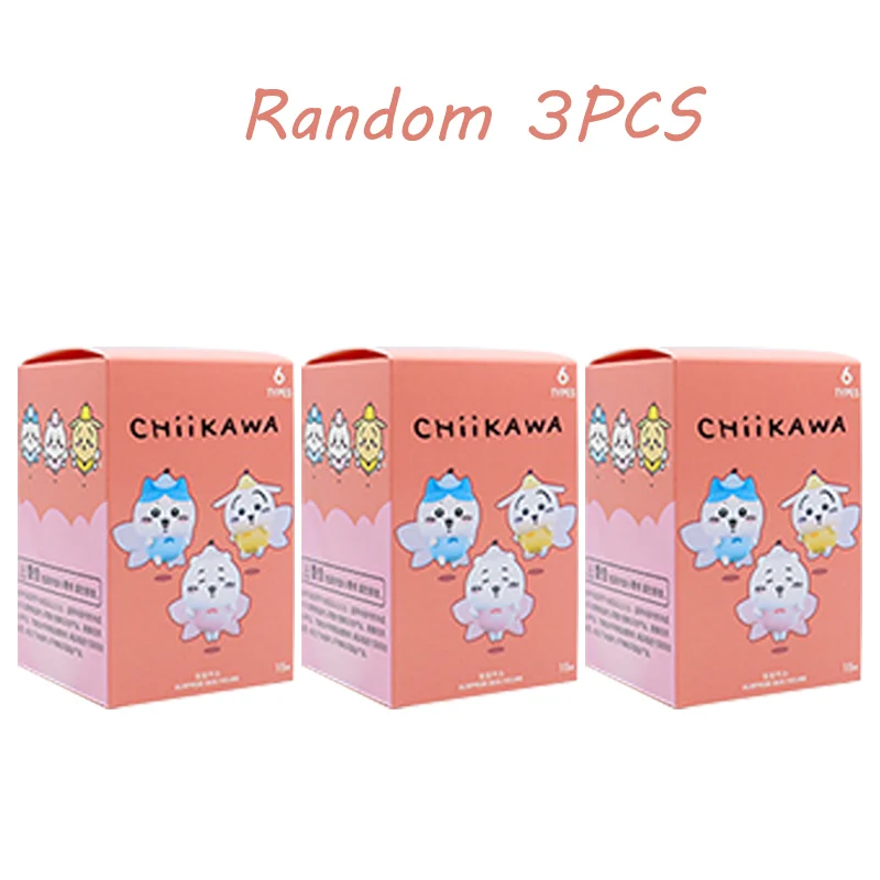 6 szt. Chiikawa Anime Cartoon Kawaii Hachiware Usagi Blind Box Figurka Szczęśliwego Partnera Ozdoba na Biurko Prezent dla Przyjaciół — 2