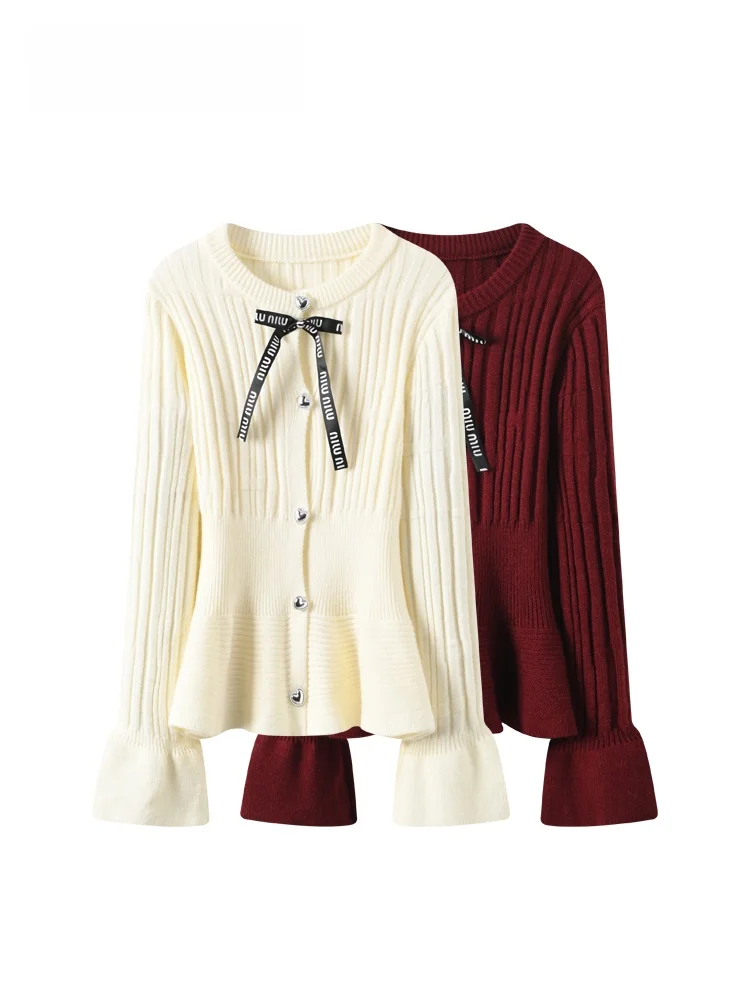 

Cara CLUB, круглый трикотаж Ne Long Sve, женский осенне-зимний новый свитер Sle Ele Agel Plump Sister