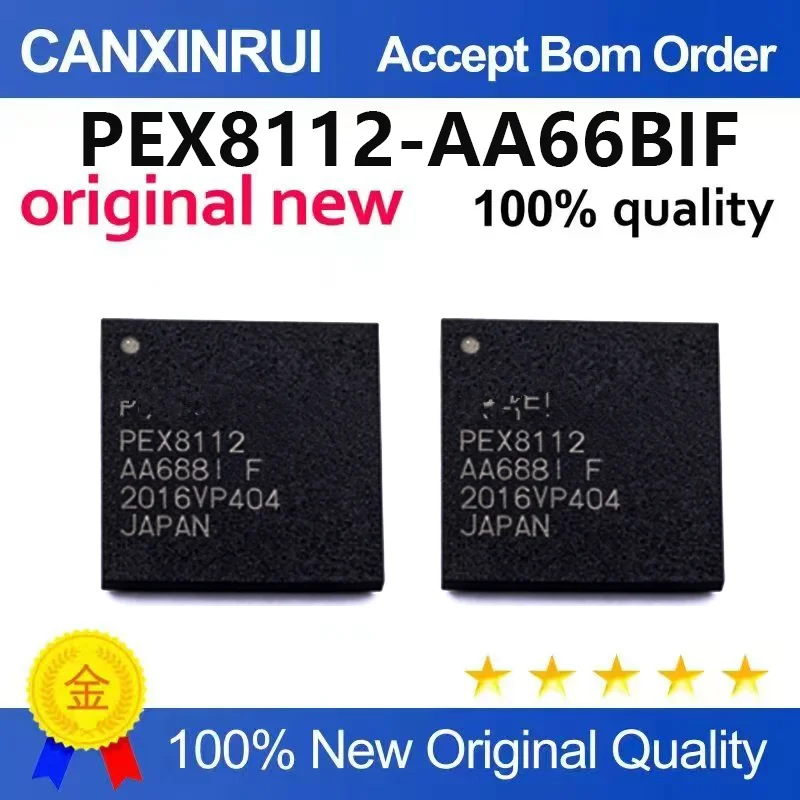 (5pcs-100pcs)Brand new original PEX8112-A66BIF BGA144 driver chip