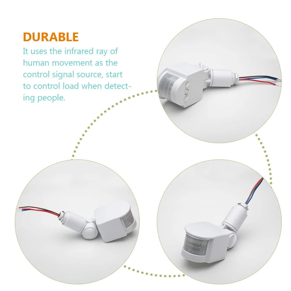 

Smart Motion Sensor Light Switch Infrared Sensor Automatic Day Night Detection Energy Saving Low Power Indoor Outdoor Home