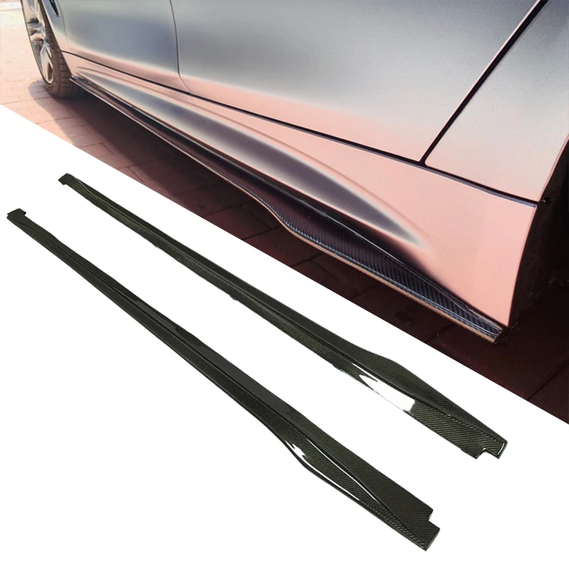 F30 316i 320i 328i 335i Carbon Fiber Side Skirt Lip Body Kit For BMW 3 Series F30 2011-2019