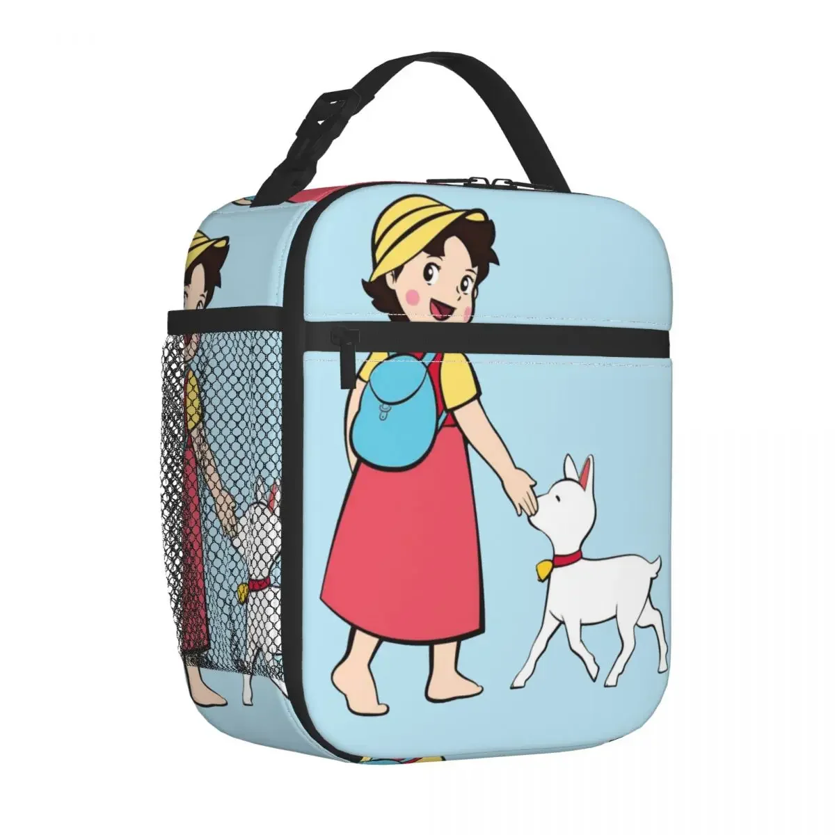 Heidi And Litle Goat Insulated Lunch Bag Cooler Bag Meal Container Heidi Alps Book Leakproof Tote Lunch Box Bento Pouch Picnic