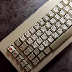 U9 L9 Retro Aangepaste Keyboard Keycaps Pbt Thermische Sublimatie Cherry Profile Key Caps Franse Japanse Root Splitsing Space