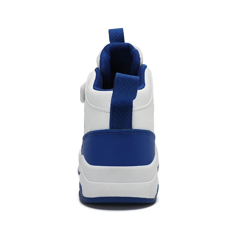 2024 New Kids Casual Shoes For Boy High Top Children Walking Shoes Leather Teenage Trainers Designer Teenage Trainers