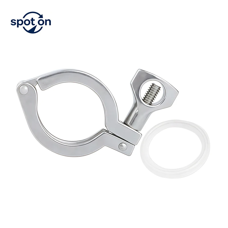 

0.5"1.5"2"3"4"50.5mm25.4mm34mm64mm91mm119mm 304 Stainless Steel Sanitary Tri Clamp Clover For Ferrule Homebrew Pipe Fittings