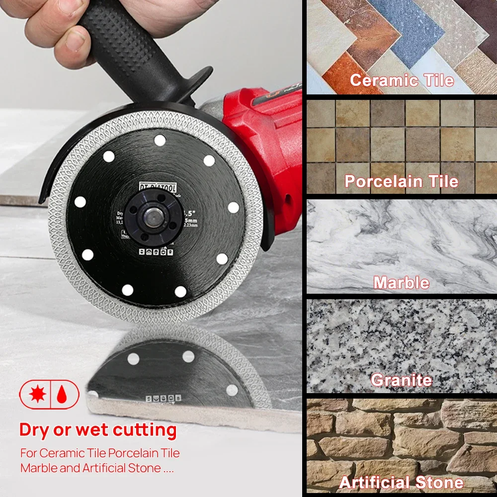 DT-DIATOOL قرص قطع الماس السيراميك سوبر الترا لقطع السيراميك حجر الجرانيت الرخام بلاط البورسلين قطع لوحة شفرة المنشار