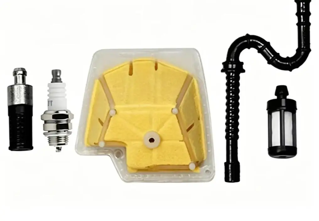 Repuestos para Motosierra: Filtro de Aire, Línea de Combustible, Bujía, Filtro de Combustible, Compatible con Motosierras de Gasolina MS270 MS280 MS270C MS280C