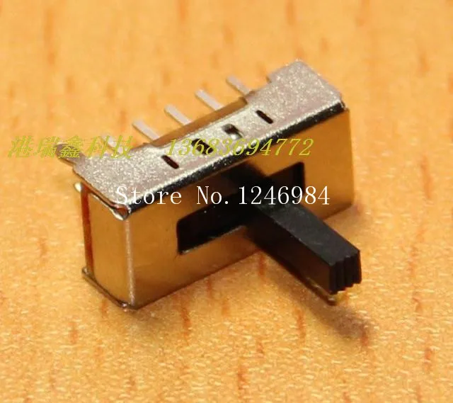 [SA]Small electronic switch toggle vertical slide switch pin DC power switch SS-24D02--200pcs/lot