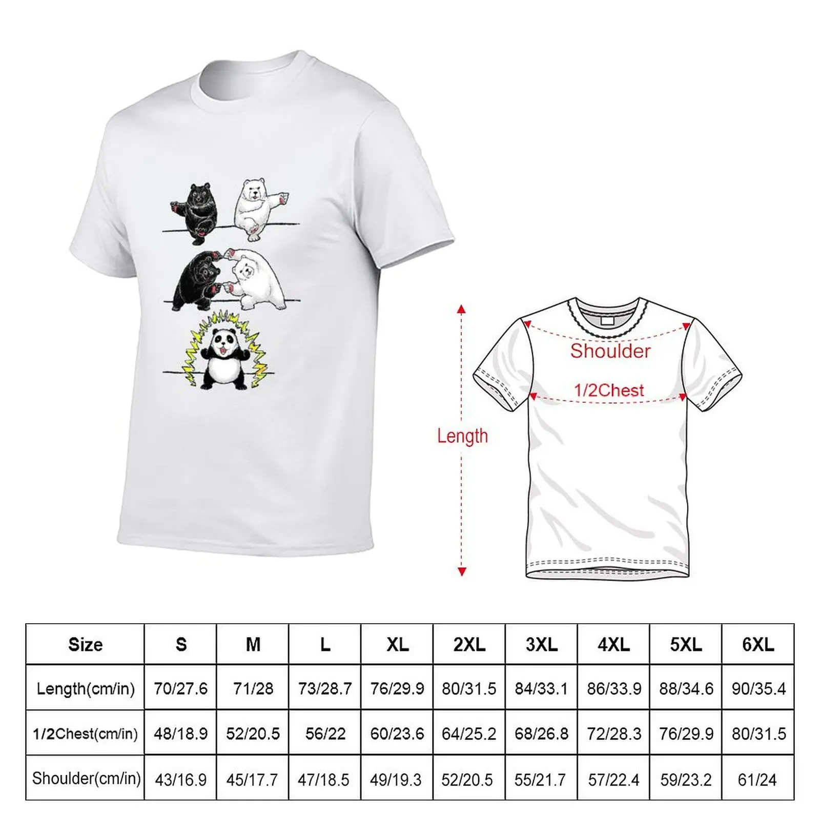 Panda Fusion T-Shirt man tshirt black cotton t-shirt plain for man package cotton t shirt pack T-shirt