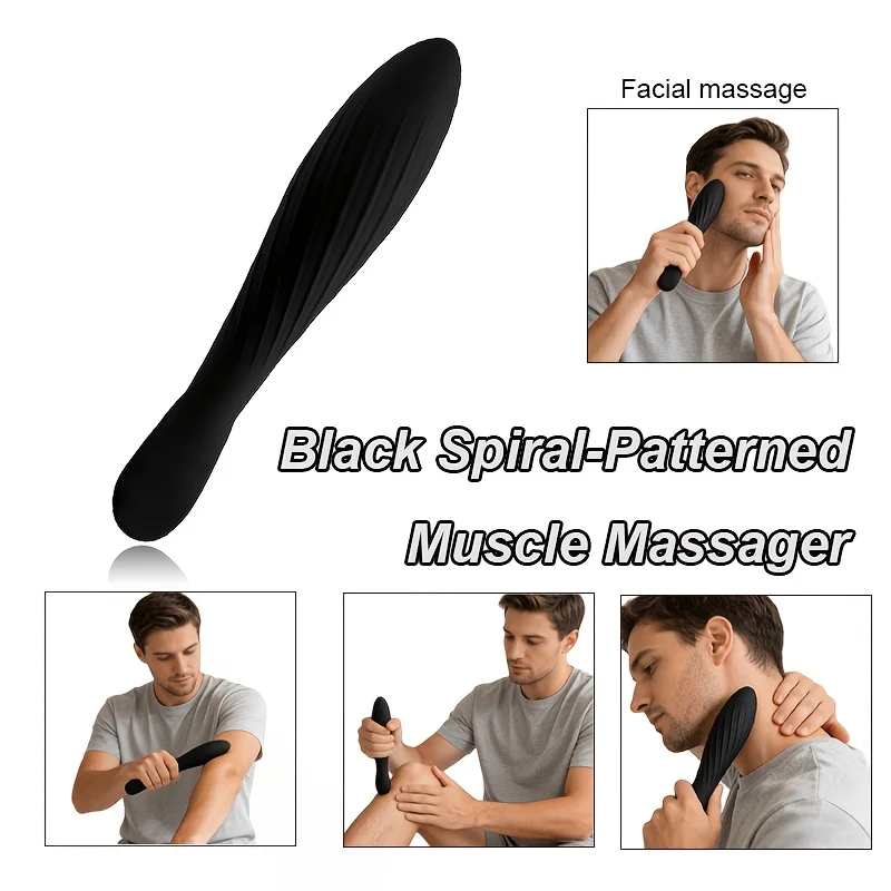 Facial Massage Trainer with Threaded Facial Massage Stick Facial Acupoint Pressing Stick Home Beauty Manual Version Easy To Use view 3