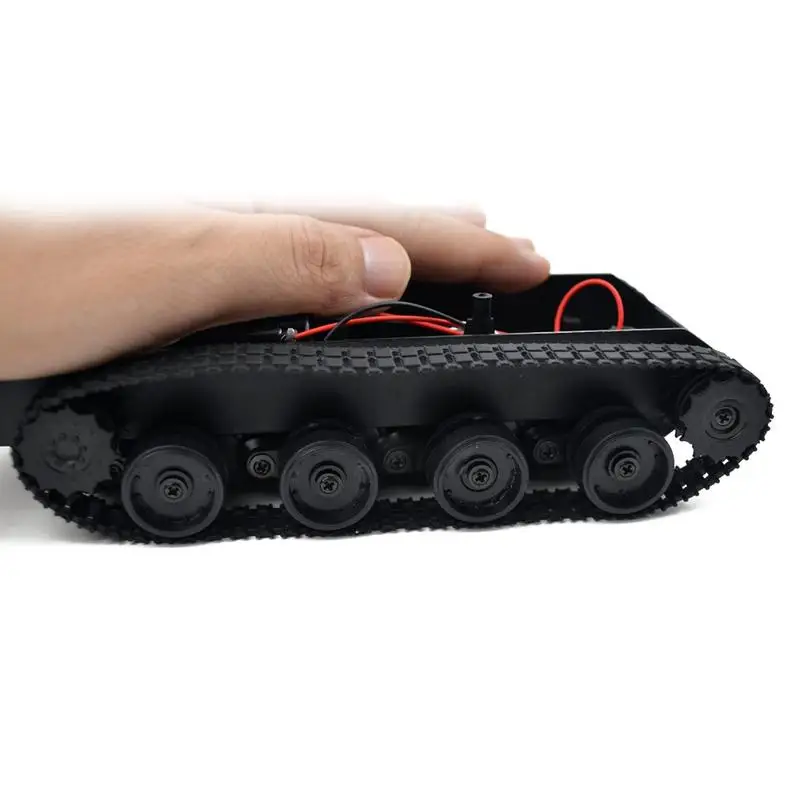 3V-7V Rc Tank Smart Robot Tank Car Chassis Kit Rubber Track Crawler For Arduino SCM 130 Motor Diy Robot Toys For Children