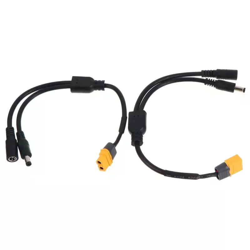 Connector Head Convert To 2xDC Female Male Adapter Charging Conversion Plug Power Cable