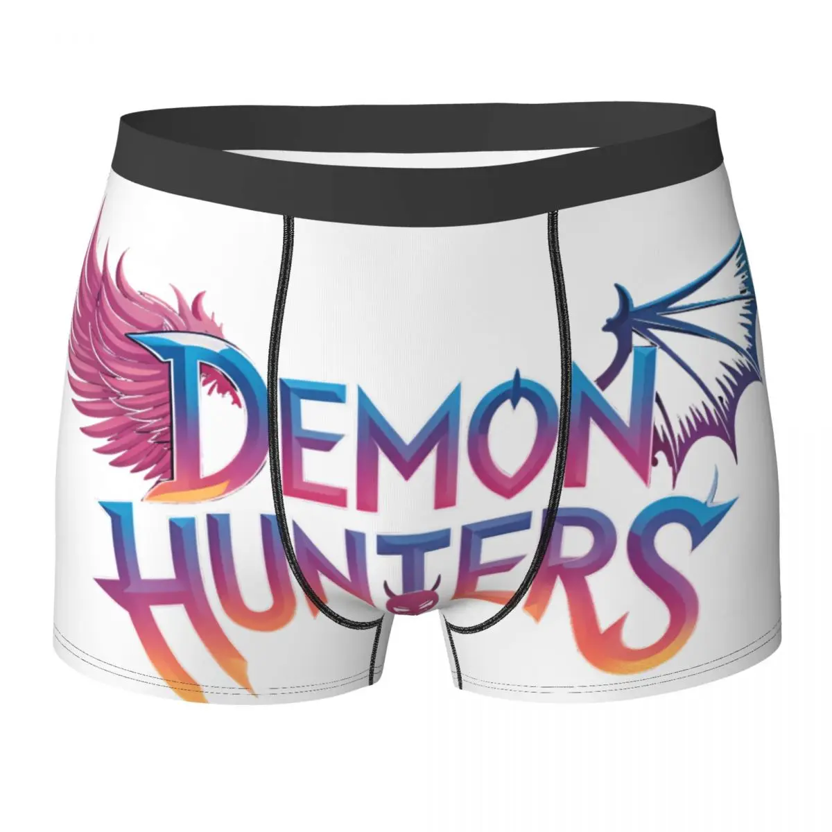 

Huntrix Demon Hunters Logo Underwear Pouch Hot Boxer Shorts Custom Shorts Briefs Soft Man Underpants Plus Size 2XL