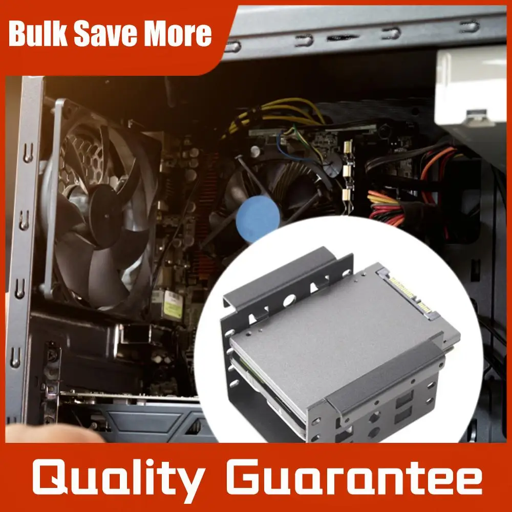 

4 Bay 2.5 inch to 3.5 inch SSD Hard Drive Caddy Chassis Internal Bracket Mounting Adapter Dock Drive Holder