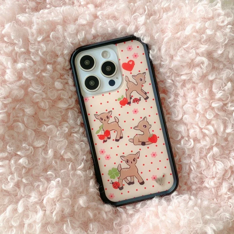 Wildflower ثلاثية الأبعاد بيكيني فتاة عيد الميلاد الغزلان ملابس السباحة جراب هاتف آيفون 17 16 15 14 13 12 برو ماكس زائد 16pro 15pro WF الغطاء الخلفي #3