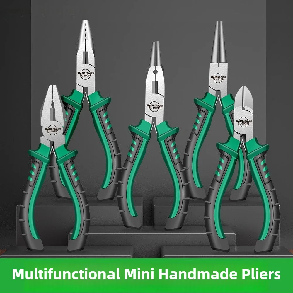 

Diagonal Pliers End Cutting Wire Cutters Precision Nail Puller End-Nippers Durable Universal Repair Tool Kit Jewelry Making 5''