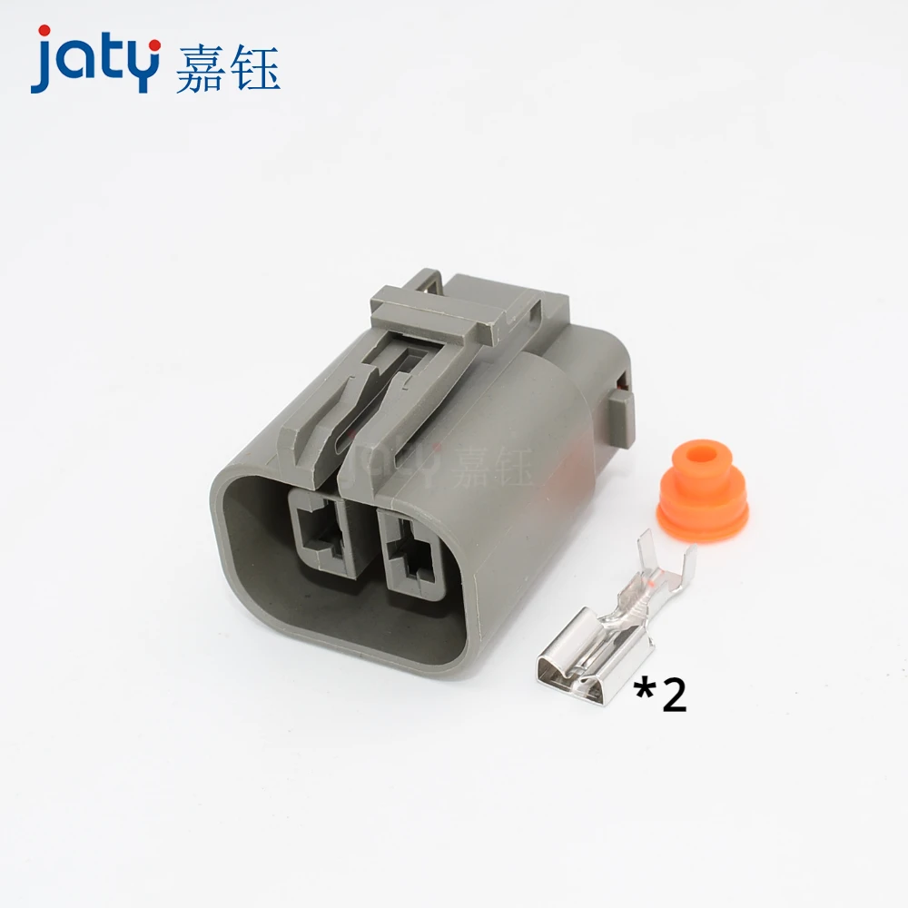 JATY 1set 2-pin DJ70255-6.3-11/21 Excavator Pressure Switch Generator Plug Connector 7223-6224-40