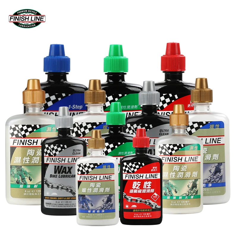FinishLine  60/120ML Bicycle Chain Waxy Maintenance Oil Squirt MTB Road Bike Chain Gear Wet Oil Lube For Chain Fork Flywheel image 2