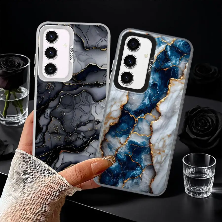 

Marble Pattern Matte Case for Samsung Galaxy A16 A34 A54 A14 A56 A17 A52 A13 A32 A36 A25 A73 A23 A71 A72 A12 Phone Cover