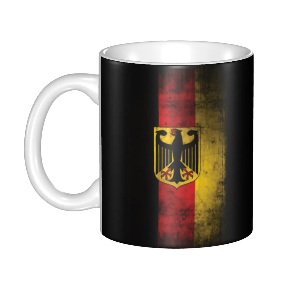 

Coat Of Arms Of Germany Flag Coffee Mug DIY Customized Ceramic Milk Tea Mug Cup
