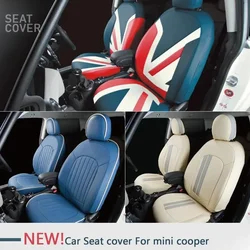 For Mini Cooper F54 F55 F56 F57 F60 HATCHBACK CABRIO R60 F60 COUNTRYMAN Custom CAR SEAT COVER ACCESSORI