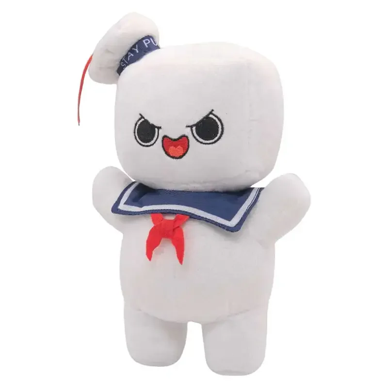 Kawaii ficar puff marshmallow homem estatueta de pelúcia filme fantasma cosplay busters fantasia adereços macio recheado mascote natal presente aniversário