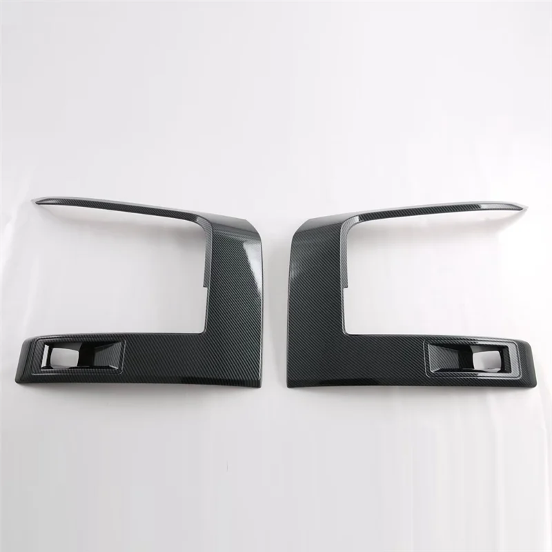 Для Mitsubishi Triton/L200 2024, крышка фары для бровей, противотуманная фара, крышка лампы, прочная отделка из углеродного волокна