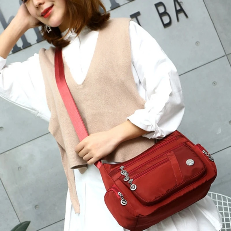 Stylish Women's Shoulder Bag Nylon Crossbody Bags Carry Your Belongings in