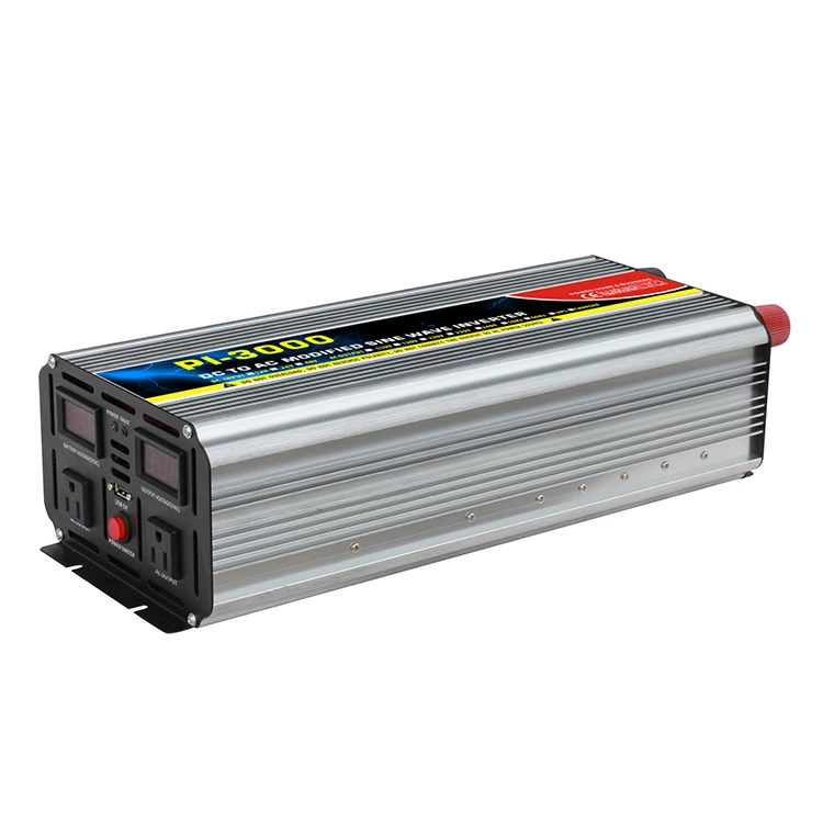 3000 واط 3kw 12 فولت 24 فولت 48 فولت تيار مستمر إلى التيار المتناوب 110 فولت 120 فولت 220 فولت 230 فولت واط تعديل شرط لموجة محول الطاقة الشمسية شاحن نظام العاكس #2