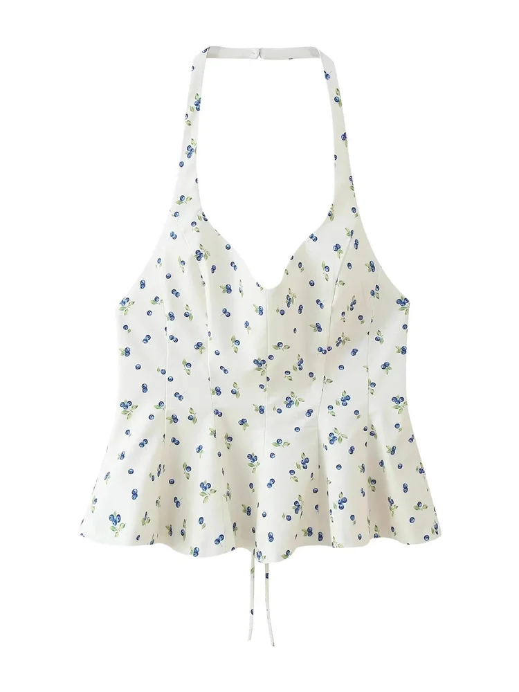 

Лето 2025: Новая женская коллекция в стиле Cleanfit – платье А-силуэта с цветочным шанжуновым воротником и вырезом халтер, 100% полиэстер, стандартной толщины.