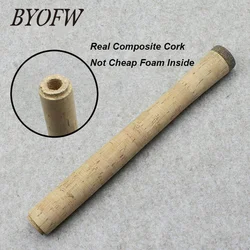 BYOFW 1 PC 10 Inch Composite Cork Fishing Rod Handle Grip Pole Holder Repair Or Replacement Easy Install DIY Building Component