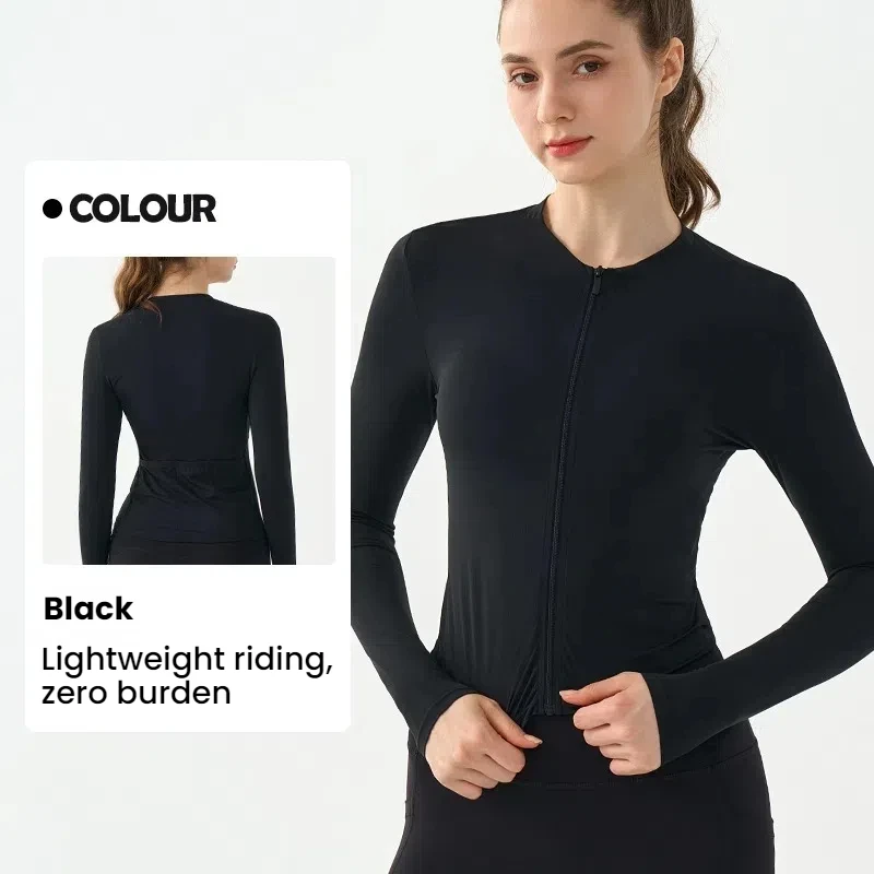 Women's Cycling Clothing Summer Long Sleeve Coats Rainbow Dopaamine Breathable Quick Dry Sport Jacket Road Bicycle Fitness Suit