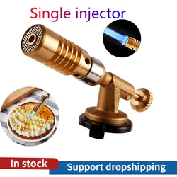 Portable Gas Burner Welding Torch Flame Gun High Temperature Brass Copper Gas Torch Blowtorch Brazing Solder For Outdoor Camping