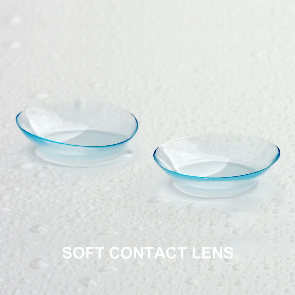 Hyperopia Contact Lenses with Power+0.50 to +8.00 Hyperopic Lens 1pair Yearly Farsightedness Contact Lenses For Eyes
