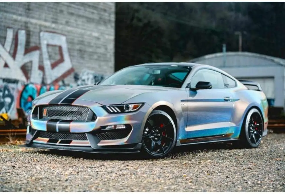 Gloss FLIP Psychedelic  Car Wrap Film - PVC Material Auto Color Change Vinyl