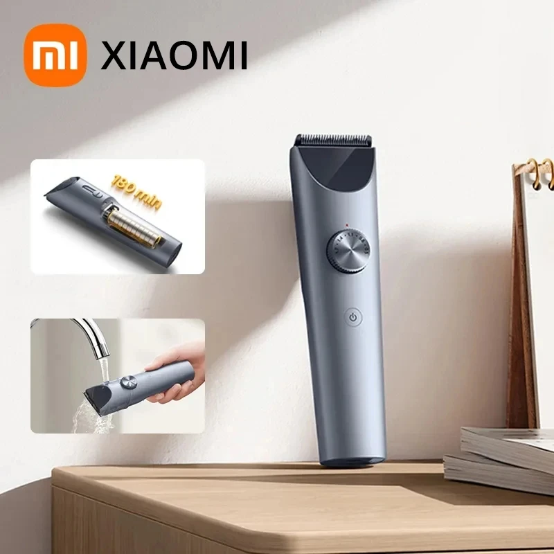 

XIAOMI MIJIA Hair Clippers 2 Wireless Hair Cutting Trimmer Titanium Alloy Blade Men Sideburns Electric Shaver Barber Cutter