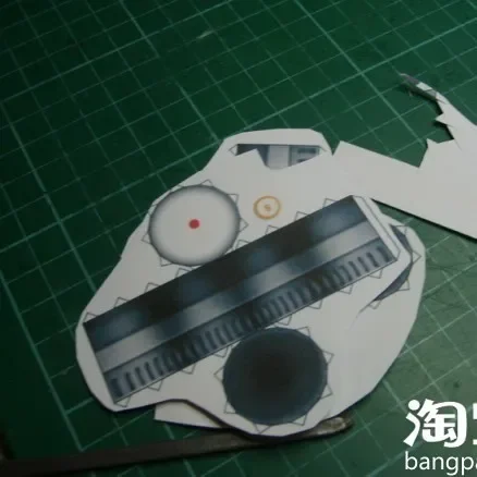 Paper Model Barrett M82A1 Sniper Rifle Cosplay Kits 1:1 Scale Weapons Papercraft Gun Toy view 3