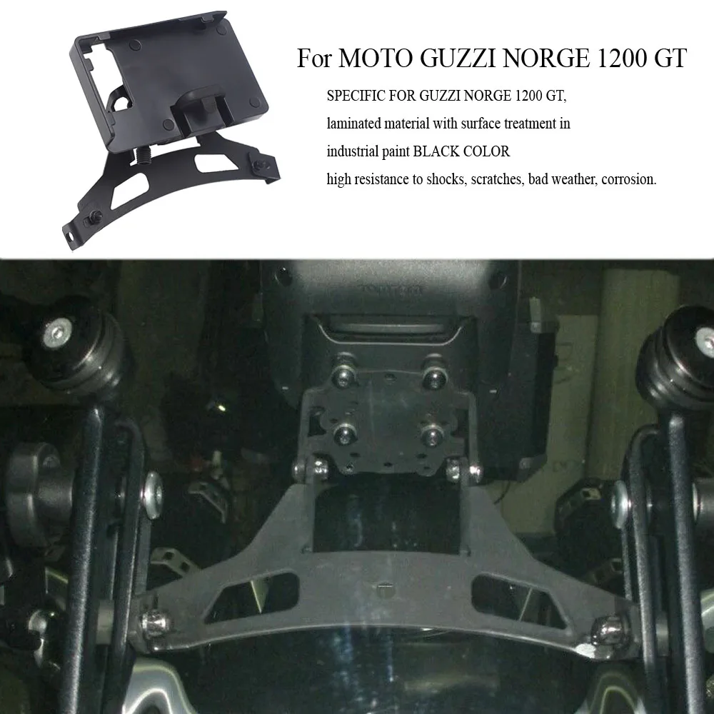 

New For GUZZI NORGE 1200 GT 1200GT STELVIO NTX 1200 Motorcycle Windshield Stand Holder Phone Mobile Phone GPS Navigation Bracket