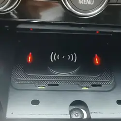 15W Car wireless charger fast phone charger charging holder for VW T-ROC T-Cross Jetta mk7 teramont phideon