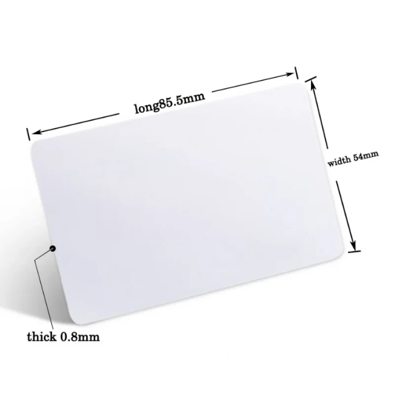 100pcs High Quality Nfc Smart Cards Printable Blank White Rfid Nfc Card