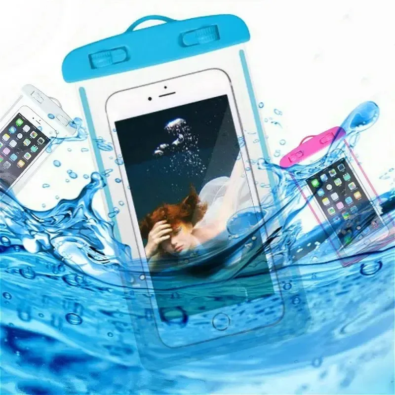 

1 PC Mobile Phone Waterproof Bag, Touch Screen, Swimming, Drifting, Diving, Air Bag, Transparent Sealed Protective Bag, Outdoor