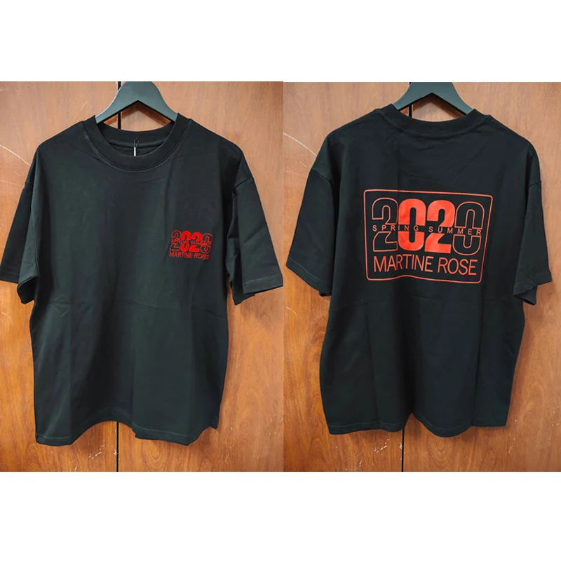 

Spring Summer MARTINE ROSE Embroidery T-Shirt Men Women High Street Oversized Tee Tops Best Quality Cotton T Shirt Inside Tags