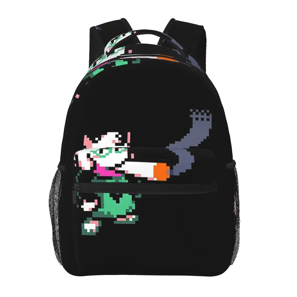 

I Eat Chalk Deltarune Game Student Backpack School Bag Hiking Travel Daypack for Men Women Fashion Bookbag Shoulder Bags