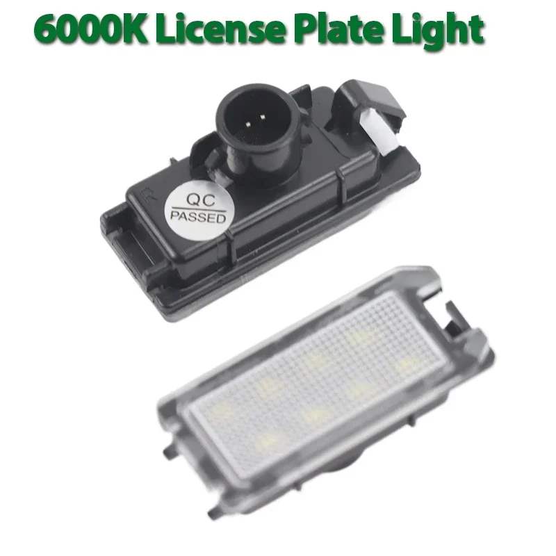 LED Number Plate Light Error Free License Plate Lamp for Jeep Grand Cherokee Compass Patriot Dodge Viper 2014-2017 Fiat 500