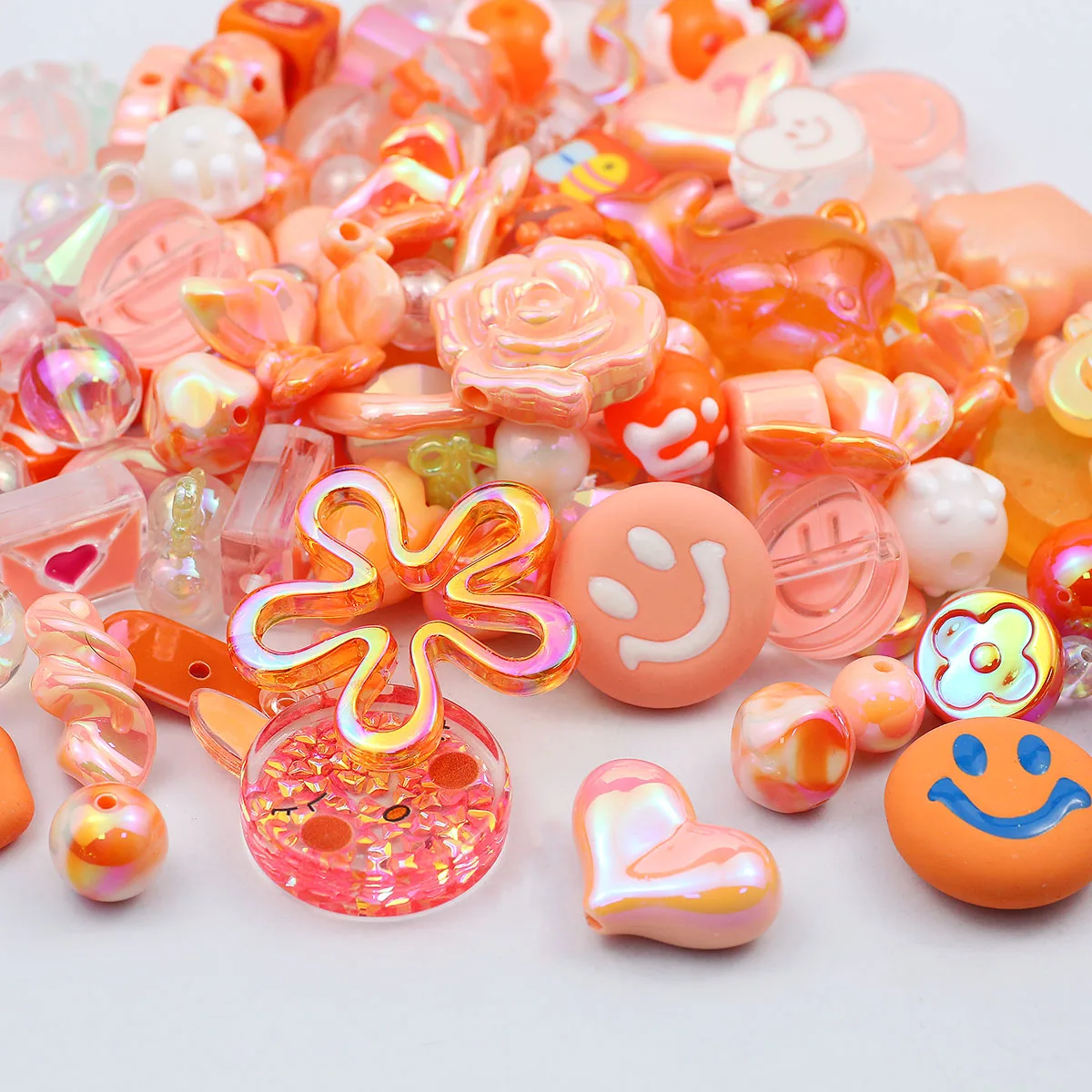 Lila 60g Acryl Bunte Gemischte Stil Lose Perlen Für Schmuck Machen Armbänder Telefon Ketten Anhänger Liefert Erkenntnisse