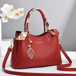 11.2 inch (28cm) women's handbag PU leather crossbody bag